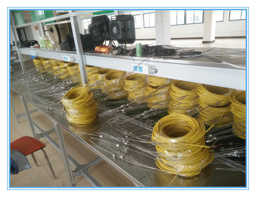 热电阻、pt100热电阻、铠装热电阻、装配式热电阻生产车间